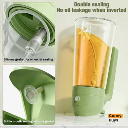 Canny 2 in 1 Glass Oil Sprayer & Dispenser