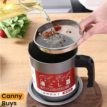 Cooking Oil Separator & Strainer Pot